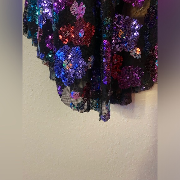 🌟For Love and Lemons Ariana Party Dress🌟Mini Sequins Ice Skater XS - Picture 8 of 14